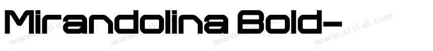 Mirandolina Bold字体转换